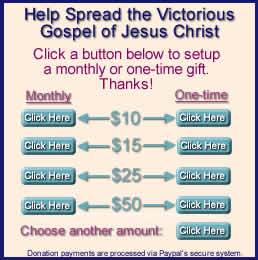 donate to Total Love In Christ Ministries by credit card or paypal